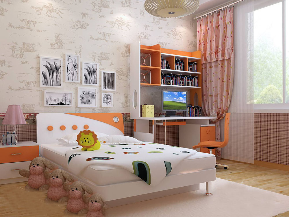 可愛(ài)兒童房效果圖