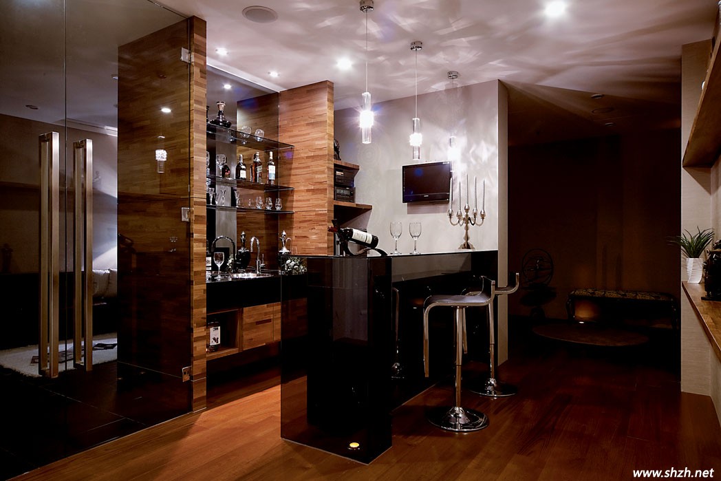 混搭風吧臺區(qū)