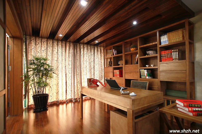 東南亞風(fēng)格書(shū)房