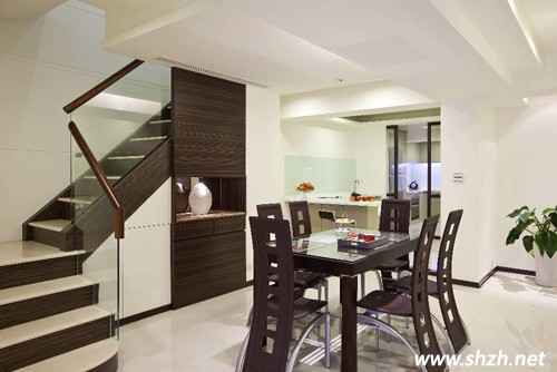 胡桃色典雅餐廳設(shè)計(jì)