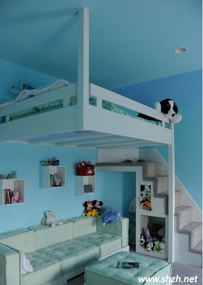 兒童懸空床  兒童床設(shè)計(jì) 兒童房設(shè)計(jì)  