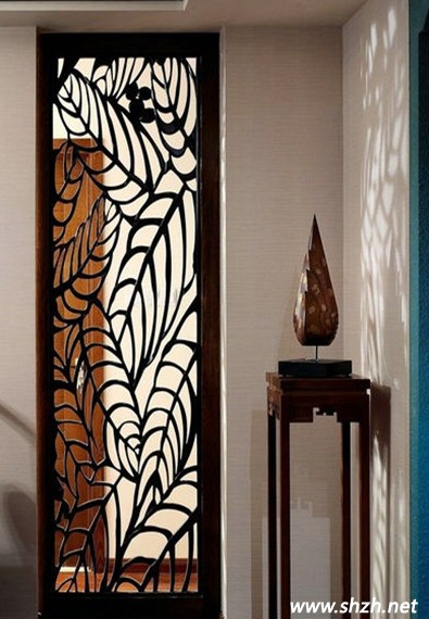 樹(shù)葉鏤空隔斷